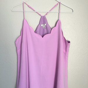 J.Crew Scalloped Tank Cami Top Size 12